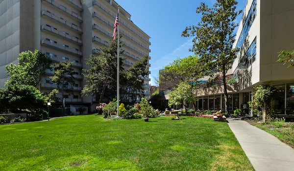 grassy area outside of piedmont garden community